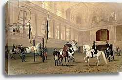 Постер Блаас Юлиус Morning Exercise in the Hofreitschule, Josephsplatz, 1890