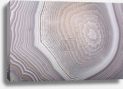 Постер Структура колец серого агата