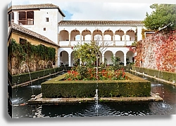 Постер Дворец Хенералифе в Альгамбре, Испания