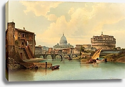 Постер Кауфман Карл Rome, View Of Castel Sant’angelo