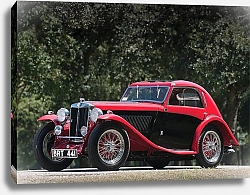 Постер MG NB Magnette Airline Coupe by Allingham '1935