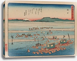 Постер Утагава Хирошиге (яп) Tokaido gojusantsugi, Pl.24