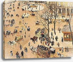 Постер Писсарро Камиль (Camille Pissarro) La Place du Th??tre Fran?ais
