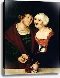 Постер Кранах Лукас Старший The Infatuated Old Woman