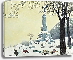 Постер Поулин Стефан In the Park, Winter, from The Four Seasons in Quebec