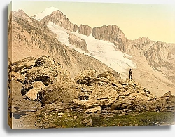 Постер Швейцария. Гора Galenstock