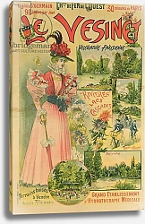 Постер Робида Альберт Poster for the Chemins de Fer de l'Ouest to Le Vesinet, c.1895-1900