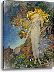 Постер Уайет Ньюэлл Odysseus and Calypso, 1929