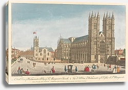 Постер Баулес Томас 3 A South View of Westminster Abby & St. Margarets Church