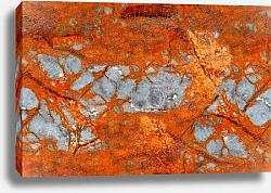 Постер Оранжевый минерал