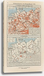 Постер Фридрих Эрнст Industriekarten von Deutschland VIII