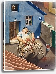 Постер Шольц Георг мясник