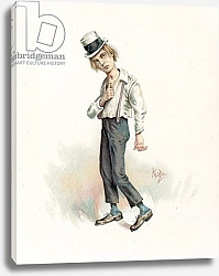 Постер Кларк Джозеф David Copperfield, illustration from 'Character Sketches from Charles Dickens', c.1890