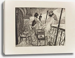 Постер Тиссо Джеймс La galerie du ‘Calcutta’