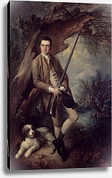 Постер Гейнсборо Томас William Poyntz of Midgham and his Dog Amber