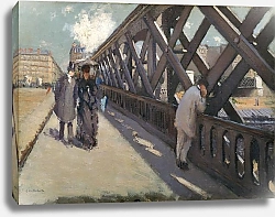 Постер Кайботт Гюстав (Gustave Caillebotte) Le pont de l'Europe