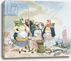 Постер Дэдд Ричард Fish Market by the Sea, c.1860