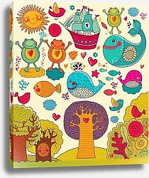 Постер Волшебный мир волшебных существ