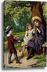 Постер Детские игры. Венок из цветов