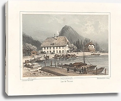 Постер Жакоте Жан Neuhaus. Lac de Thoune