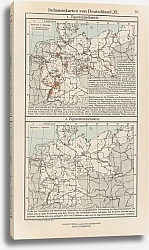 Постер Фридрих Эрнст Industriekarten von Deutschland XI
