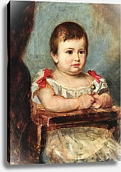 Постер Макарт Ганс Portrait Ilse von Lieben at the Age of One and a Half, Holding a Rattle