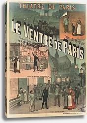 Постер Леви Эмиль Théâtre de Paris. Tous les soirs à 8H. Le ventre de Paris