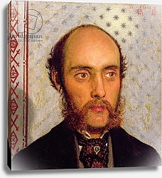 Постер Браун Форд Portrait of William Michael Rossetti by Lamplight, 1856