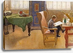 Постер Ларсон Карл Эсбьерн в учебном уголке