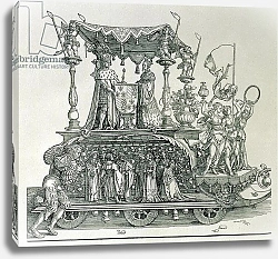 Постер Дюрер Альбрехт The Burgundian Marriage or the Procession of Emperor Maximilian I 1526