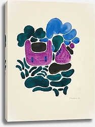 Постер Какабадзе Давид Abstraction Based on Flower Forms, III