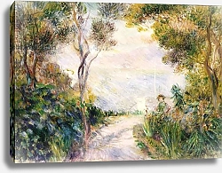 Постер Ренуар Пьер (Pierre-Auguste Renoir) Landscape, End of the Path