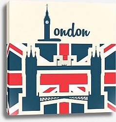 Постер Лондон, символы Англии 6