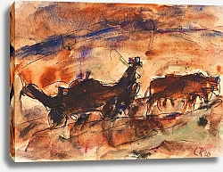 Постер Рольфс Кристиан Ochsenfuhrwerk