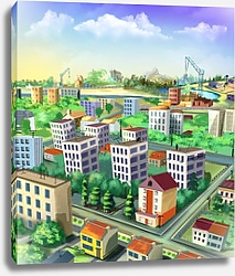 Постер  Городской пейзаж