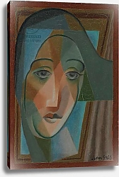 Постер Грис Хуан Head of a Harlequin; Tete d'Arlequin, 1924