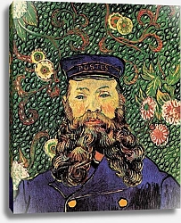 Постер Ван Гог Винсент (Vincent Van Gogh) Портрет почтальона Жозефа Рулена 2