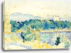 Постер Кросс Анри Mediterranean Landscape with a White House