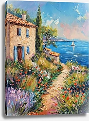 Постер Morning blossoms and ocean breeze