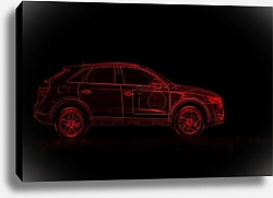 Постер Огненный автомобиль