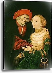 Постер Кранах Лукас Старший The Ill-Matched Couple, 1522