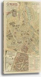 Постер Хайнс Арманд Map of Ghent