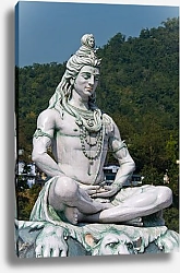 Постер Статуя Шивы в Ришикеш, Индия