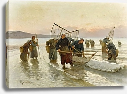 Постер Кившенко Алексей Ловля креветок в Нормандии