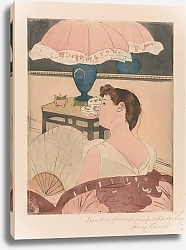 Постер Кассат Мэри (Cassatt Mary) The lamp