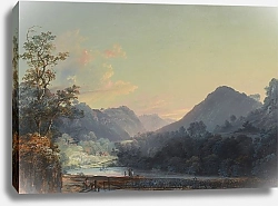 Постер Штунц Иоганн Батист Вид на уединенный город Арлесхайм