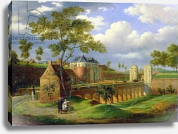 Постер Леборн Жозеф View of the Porte de Valenciennes in Douai, 1823