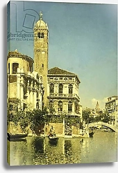 Постер A Venetian Canal Scene 1