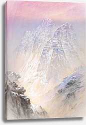 Постер Сассо-ди-Пельмо, как видно из Сен-Лузии, Тироль