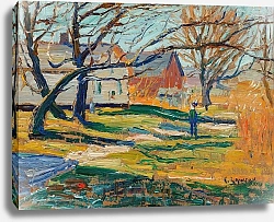 Постер Лоусон Эрнест Загородный фермерский дом